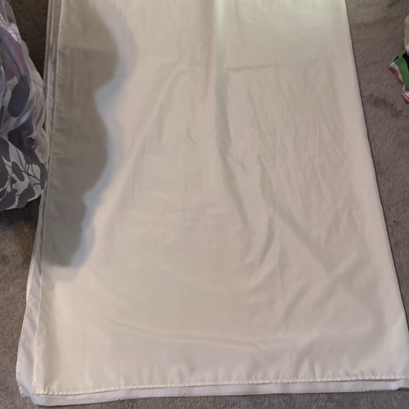 Cream Color Hookless Shower Curtain and Liner - Picture 3 of 10